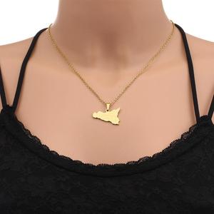 Collares con Colgante <span class=keywords><strong>de</strong></span> <span class=keywords><strong>Mapa</strong></span> <span class=keywords><strong>de</strong></span> <span class=keywords><strong>Sicilia</strong></span> y Nombres <span class=keywords><strong>de</strong></span> Ciudades, <span class=keywords><strong>de</strong></span> Acero Inoxidable, para Hombre y Mujer, Joyería Italiana <span class=keywords><strong>de</strong></span> <span class=keywords><strong>Sicilia</strong></span>, Regalo, Venta al Por Mayor - Product Image 2