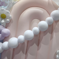 Guirlande de ballons gonflables connectés en PVC épaissi réutilisable, multicolores, pour la décoration de festivals, mariages, anniversaires