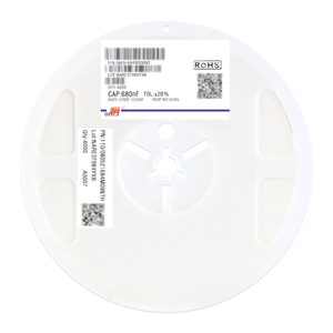 Condensateur SMD 0805 680nF 50V Y5V Céramique multicouche Montage en surface 0805F684M500NT - Product Image 1