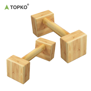 TOPKO allenamento per la forza del corpo a <span class=keywords><strong>casa</strong></span> esercizio <span class=keywords><strong>in</strong></span> palestra utilizzare barre Push-Up <span class=keywords><strong>in</strong></span> legno durevoli - Product Image 4