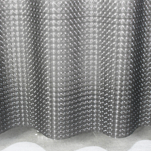 Rideau de Douche en Tissu Microfibre <span class=keywords><strong>Satin</strong></span>é à Rayures, Imperméable, pour Hôtel, 72x72 pouces, Style Américain Coloré - Product Image 3
