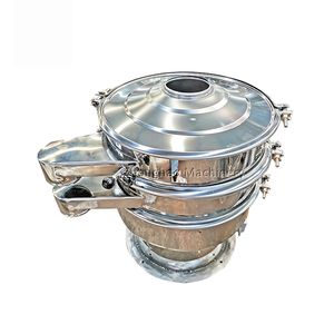 Tinh bột bột lọc quay rung sàng tròn rung màn hình rung Máy sàng lọc cho bột thực phẩm - Product Image 4