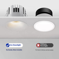 Plafonnier LED à spectre complet pour la maison, anti-éblouissement, corps en aluminium, IP44, éclairage de couloir, lumière de plafond principale pour salon