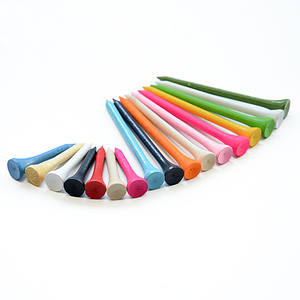 Tees de Golf en bois de bambou, Logo personnalisé, couleur professionnelle colorée Multiple avec impression de Logo - Product Image 2