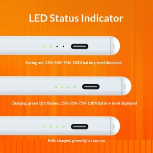 Lápiz Óptico Activo Capacitivo de Metal para <span class=keywords><strong>iPad</strong></span> y Teléfonos/Tabletas Android - Lápices Ópticos de Uso Universal - Product Image 2