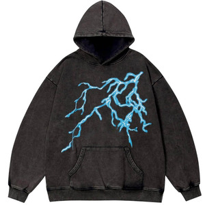 Người Đàn Ông Của Cổ Điển Y2K Dạo Phố Áo Thun Áo Hoodie Với Túi Quá Khổ Sét Đồ Họa In Áo Unisex Phù Hợp Với - Product Image 3