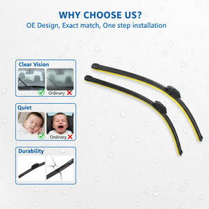 YIKE Ricambio per Spazzole Tergicristallo Industriali in Gomma Spessa 8mm per <span class=keywords><strong>Parabrezza</strong></span> di Grandi Dimensioni - Product Image 2