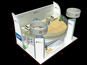 China <span class=keywords><strong>de</strong></span> aluminio grande doble cubierta stand con la etapa, feria, portátil cabina <span class=keywords><strong>de</strong></span> seguridad - Product Image 6