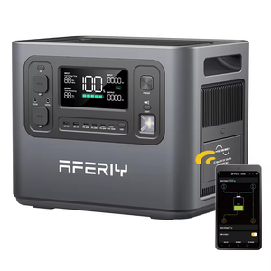 Station d'alimentation portable de camping à onde sinusoïdale pure, avec panneau solaire 2048Wh, lampe torche et application, prête à être expédiée depuis l'entrepôt allemand - Product Image 1