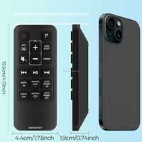 Control Remoto AKB74815371 para Barra de Sonido Inalámbrica LG, Compatible con Barra de Sonido Inalámbrica LG SK3D (SK3D, SPH4B-W) SK4D (SK4D, SPH4B-W) SJ4