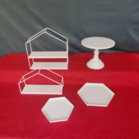 Soporte de Pastel de Metal Dorado de 3 Niveles, Torre Redonda para Exhibición de Postres, Decoración de Mesa para Bodas, Fiestas y Cumpleaños, Venta al Por Mayor