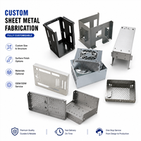 Fabrication de tôlerie EM, boîtier en acier inoxydable et aluminium, support de châssis, découpe laser, pliage CNC