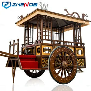 Exclusive design of a variety of luxury classical princess royal carriage Chinese style wedding sightseeing carriage