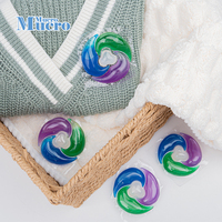 Capsules de détergent de marque privée dosettes de lavage détergent à lessive savon perles de lessive dosettes de lessive ingrédients dérivés de plantes 20G