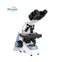 REHAZE XSP-500E Binocular Biological Microscope 60X Objective 40x Eyepiece 1080p Camera Resolution LED Display Manual 1600x