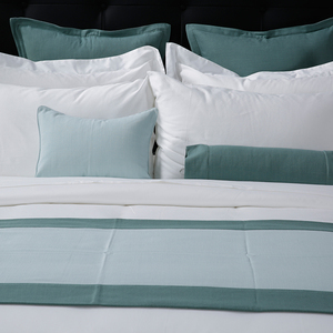 Hotel de 5 estrellas Funda de almohada blanca barata Funda nórdica Fundas de cama Juego de cama Algodón 400TC Estilo princesa King <span class=keywords><strong>Size</strong></span> - Product Image 2