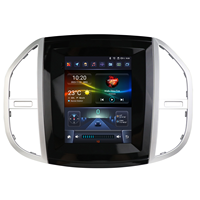 CARUPEZ Head Unit Stereo Mobil Android 9.7 inci GPS Benz Vito W447 2014-2020 Gaya Tesla Vertikal DSP Kamera Mundur Garansi 1 Tahun