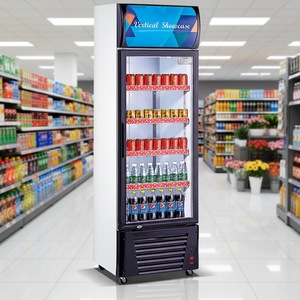 Vitrine Réfrigérée Commerciale pour Boissons Fraîches, 220V, <span class=keywords><strong>4</strong></span> Étagères, Porte Simple en Verre - Product Image 4