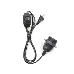 Support de lampe E27 avec douille à vis, <span class=keywords><strong>abat</strong></span>-<span class=keywords><strong>jour</strong></span> en plastique et fil de suspension <span class=keywords><strong>pour</strong></span> lustre - Product Image 6