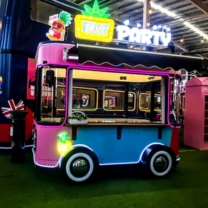 ZOWN Luxury Outdoor <b>Electric</b> Street Food Cart Mobile <b>BBQ</b> Pizza Snack Trailer Complete Utility System Double Sink Customizable - Product Image 1