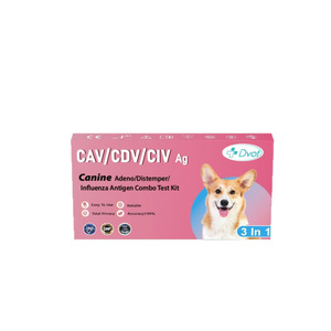 Kit de prueba combinada de triple antígeno DVOT exclusivo transfronterizo para la detección de próstata/digestión intestinal/influenza en perros, para autodiagnóstico en el hogar. - Product Image 2