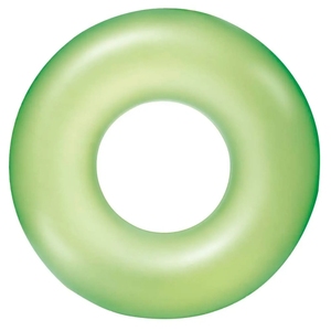 <span class=keywords><strong>Bouée</strong></span> néon gonflable en PVC anneau de natation 76 CM rose bleu vert pour piscine et plage - Product Image 3