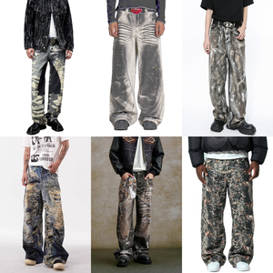 <span class=keywords><strong>Pantalones</strong></span> Deportivos Personalizados <span class=keywords><strong>para</strong></span> Hombre, <span class=keywords><strong>de</strong></span> Camuflaje <span class=keywords><strong>de</strong></span> Doble Capa, Extra Grandes, con Rayas Holgadas y Camuflaje RealTree - Product Image 4