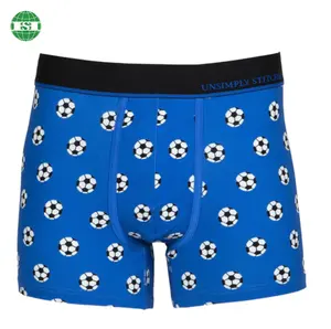 Patterned underwear for boys soft to skin color stay after washing customized men's trunks with your own design