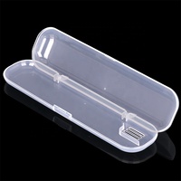 SUNSHING Fabricant de porte-brosses à dents en plastique, boîte de voyage, étui transparent pour gratte-langue, conteneur de rangement pour brosse à dents et dentifrice