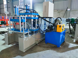 Aluzinc Roof Ridge Cap Roll Forming Machine with Bearing & Motor Color Steel <b>Sheet</b> Processing PLC Control 380V 3phases - Product Image 3