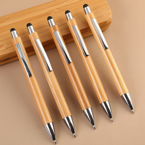 Bolígrafos Ecológicos de Bambú Reciclado con Logotipo Personalizado de Alta Calidad, Artículos de Hotel, Bolígrafo con Punta de Bola - Product Image 2