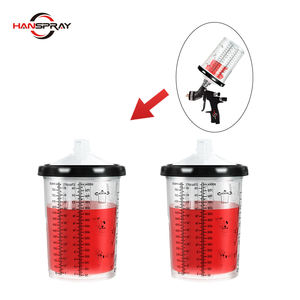 Fabricant 400Cc Pistolet Mélange Réservoir Pistolet Pot 1.3Mm/2.0Mm Buse Gravité Aérographe Tasse Pour <span class=keywords><strong>Peinture</strong></span> De Voiture - Product Image 6