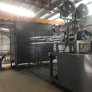 Macchine Rotomolding a navetta Multi-stazione a doppio braccio con componenti di nucleo per la produzione di sfere sottaceto - Product Image 1