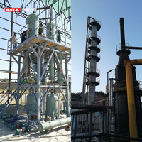 Usine de production de distillation en continu transformant les boues de pétrole brut et les huiles usagées en carburant propre, usine de raffinage de biodiesel