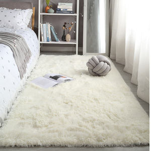 <span class=keywords><strong>Tapis</strong></span> moderne de style nordique rouge bordeaux, 10 mm <span class=keywords><strong>d</strong></span>'épaisseur, pelucheux, à poils longs, antidérapant, pour chambre à coucher, salon, fabriqué à la machine - Product Image 6