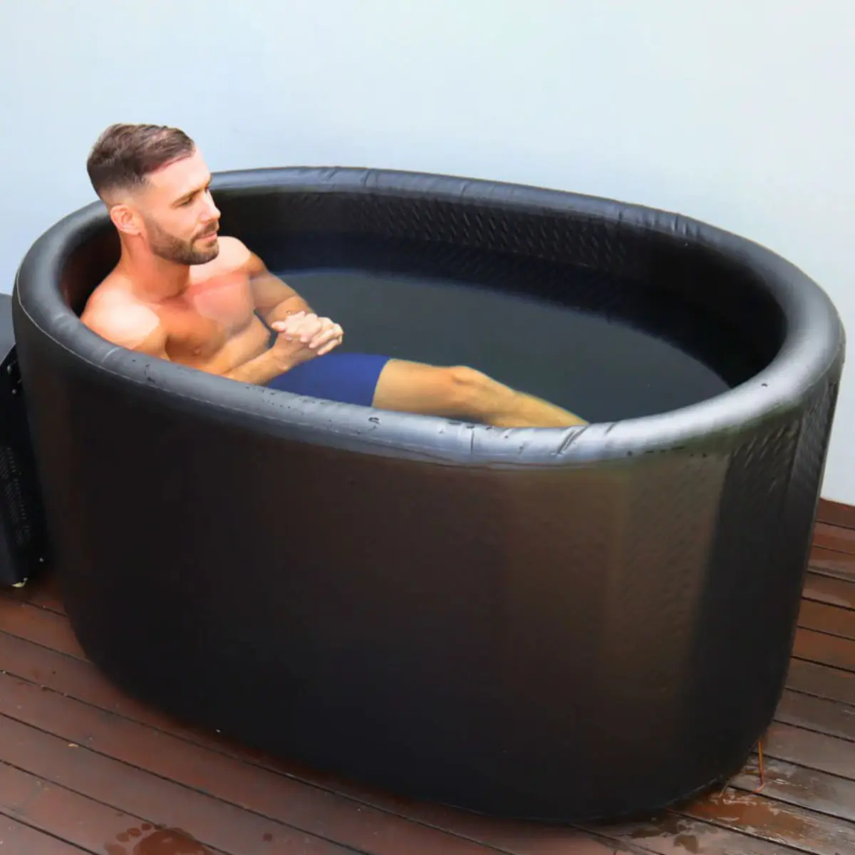 Wholesales Cheap Luxurious Recovery Pod Ice Bath Cold Plunge Barrel Inflatable Ice Bath Tub With Ice Chiller For Athletes