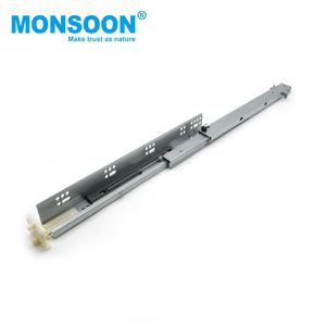 <span class=keywords><strong>Puerta</strong></span> de armario de cocina de extensión completa, canales telescópicos, tipo americano hidráulico, deslizamiento oculto de cierre suave de <span class=keywords><strong>3</strong></span> pliegues con pasadores - Product Image 2