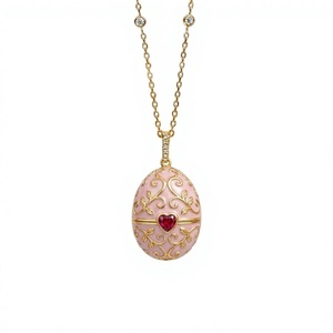 New Luxury Openable Necklace Zircon Copper Classic Trendy Unique Jewelry Easter <b>Gift</b> for Women Special Occasions - Product Image 4