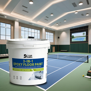 <span class=keywords><strong>Peinture</strong></span> pour sols en résine époxy pour salle blanche, usine alimentaire et atelier pharmaceutique, revêtement de sol industriel antistatique résistant à l'usure - Product Image 2