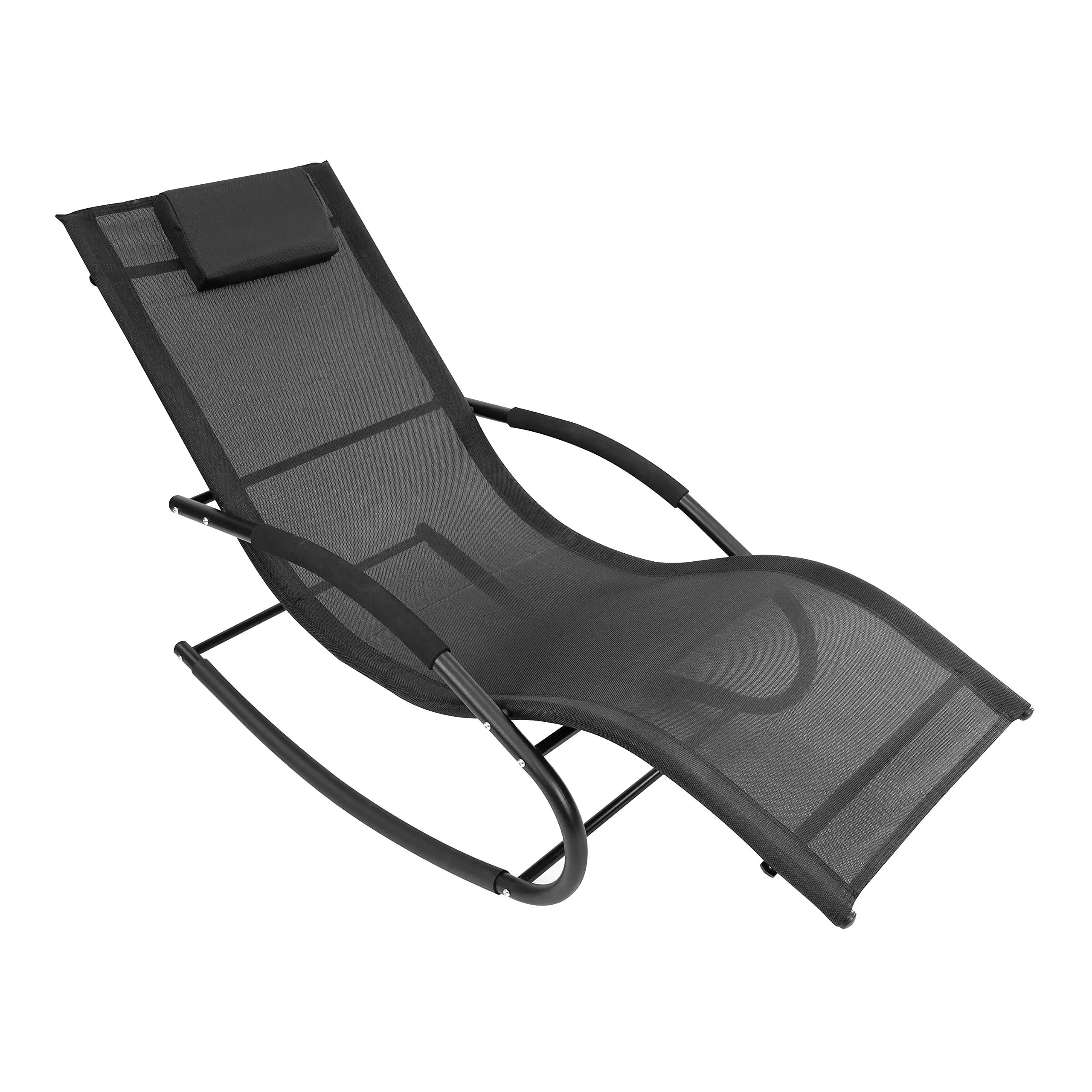 Garden Modern Patio Outdoor Rocking Pool Chair Sun Lounger Beach Swimming Pool Lounger for Pool Side