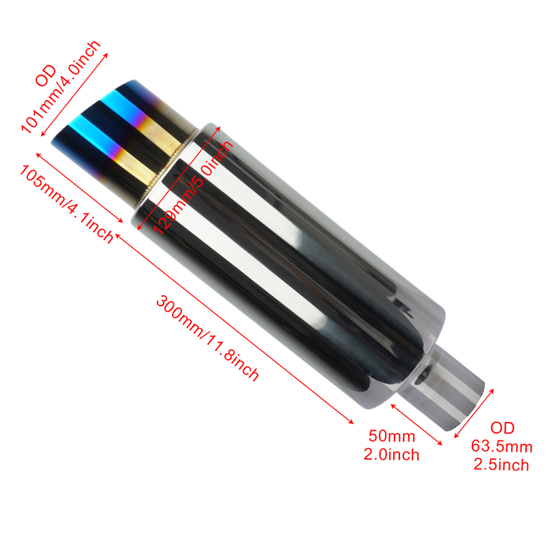 Car exhaust pipe muffler Tail Pipe