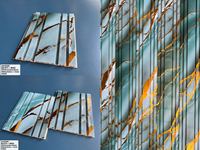 Panneau de revêtement mural pour chambre d'hôtel WPC Panneau mural en bois Échantillons gratuits Design graphique Design moderne personnalisé Latte cannelée WPC 3D