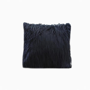 Hot Sale Luxus Faux Rabbit Pelz Streifen Kurzes Plüsch kissen Einfarbige quadratische Form Kissen bezüge für Home Car Office Sofa Dekor - Product Image 5