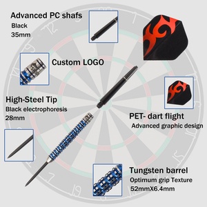 Nouveauté : Fléchettes élégantes en tungstène Skipjack 24g pour la compétition - Product Image 3