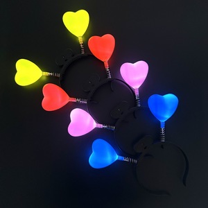 Halloween Kerst Knipperende Ledverlichting Hoofdbanden Ster Bollen Plastic Decoraties Haarband Gloeien Licht Led Hoofdband - Product Image 1