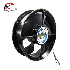 110V 220V résistant aux hautes températures 22060 220x220x60mm 8 pouces forme ronde double roulement à billes <span class=keywords><strong>ventilateur</strong></span> à flux Axial - Product Image 4