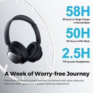 ANC Tai nghe không dây tai nghe gập Tai nghe AAC Tai nghe chơi game thể thao khử tiếng ồn hàng không điện thoại di động Audiophile - Product Image 6