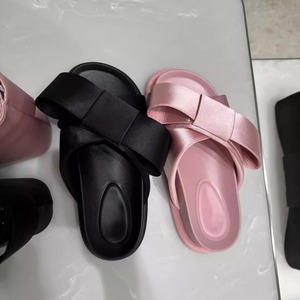 Nuevas sandalias de plataforma con lazo estilo hada, versátiles, de suela suave para mujer, para uso en exteriores. - Product Image 1