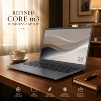 Ordinateur portable OEM personnalisé 15,6 pouces Full HD IPS Intel Core M3-8100Y Dual Core 8 Go de RAM DDR3 SSD Windows 11 Pro Éducation Gris PC
