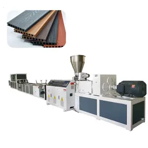 High Quality PVC WPC Wood Profile Extrusion Production Line machine manufacturer